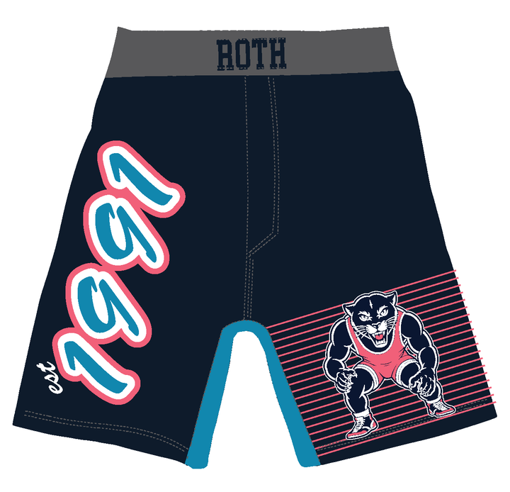 Panther Youth Wrestling — Adult 1991 Homage Shorts