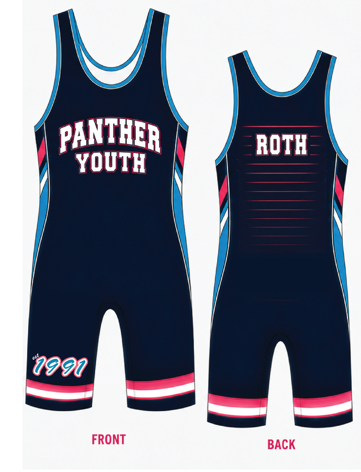 Panther Youth Wrestling — Girls 1991 Homage Singlet