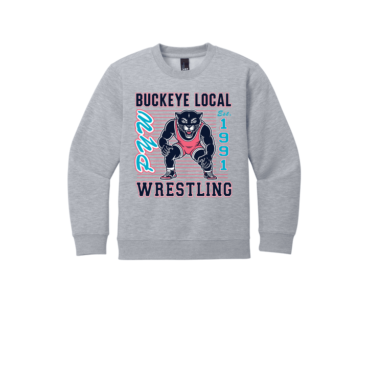 Light Heather Grey - Panther Youth FanGear_26-06