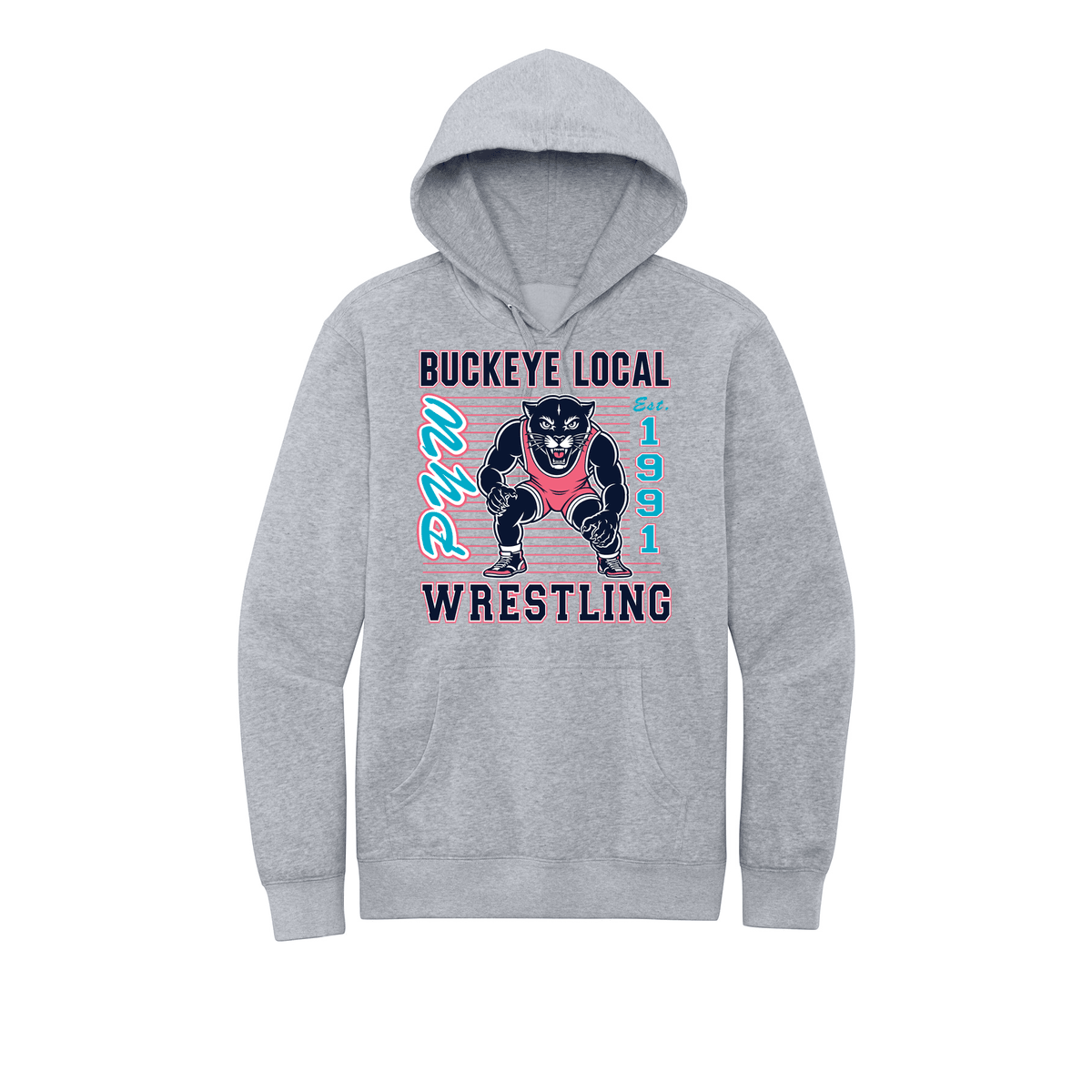 Light Heather Grey - Panther Youth FanGear_26-06