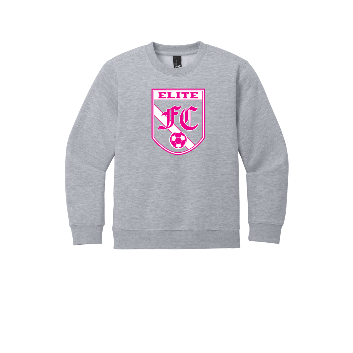 Light Heather Grey - Elite FC_2026 Mock_Black w Pink