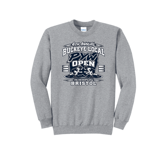 Athletic Heather - Ohio wrestling event logo cutout