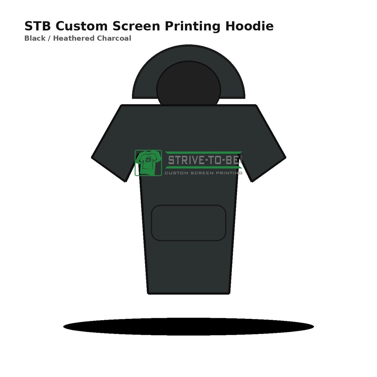 STB Custom Screen Printing Hoodie mockup