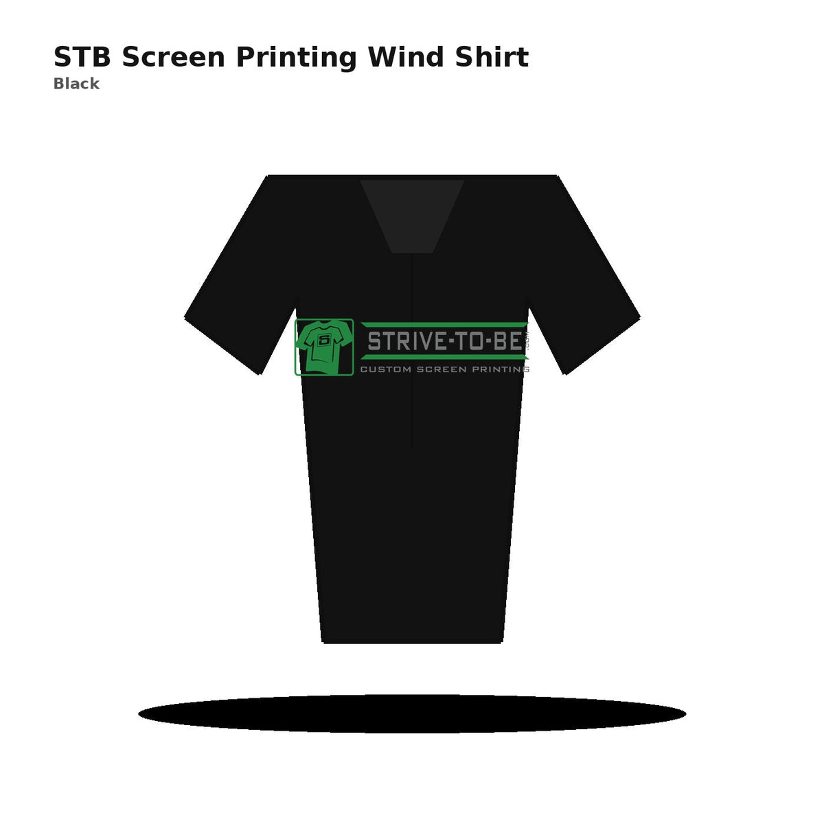 STB Screen Printing Wind Shirt mockup