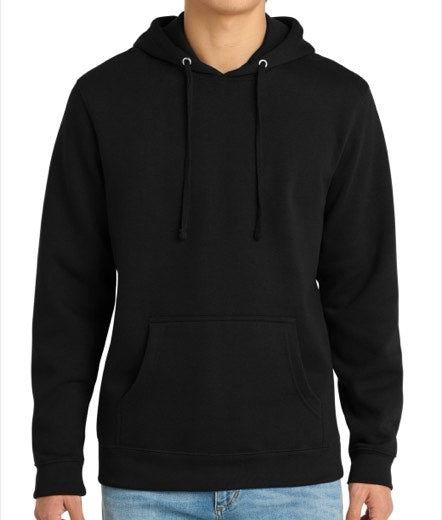 Black pullover hoodie with the Strive-To-Be logo on the left chest